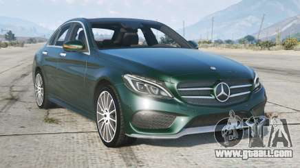 Mercedes-Benz C 250 AMG Line (W205) 2014 Rich Black [Add-On] for GTA 5