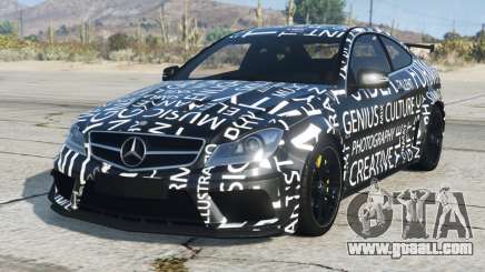 Mercedes-Benz C 63 AMG Charcoal for GTA 5