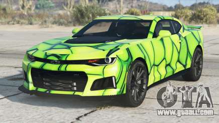 Chevrolet Camaro ZL1 Green Lizard for GTA 5