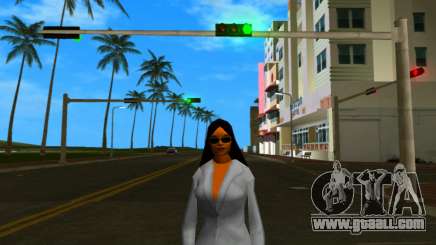 Casual Black Girl for GTA Vice City