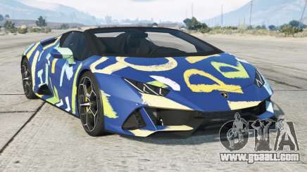 Lamborghini Huracan Evo Yale Blue for GTA 5