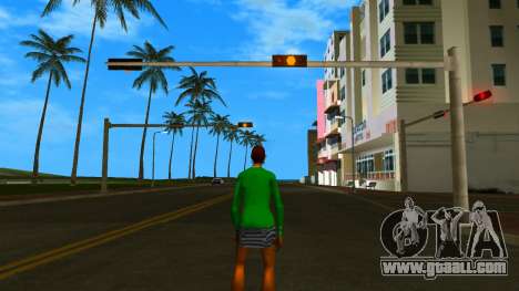 Lady with green dress for GTA Vice City