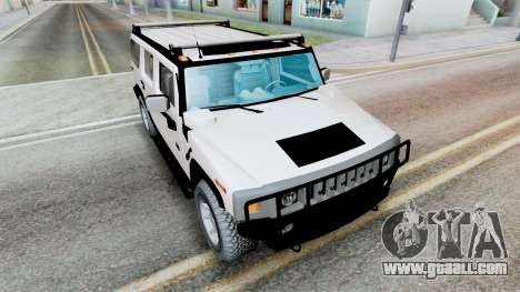 Hummer H2 Mist Gray for GTA San Andreas