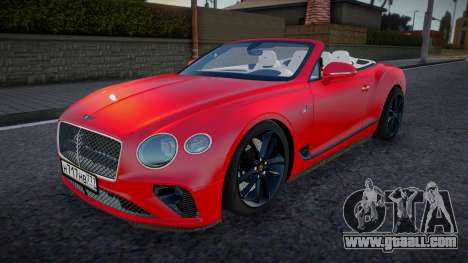 Bentley Continental GTC Jobo for GTA San Andreas