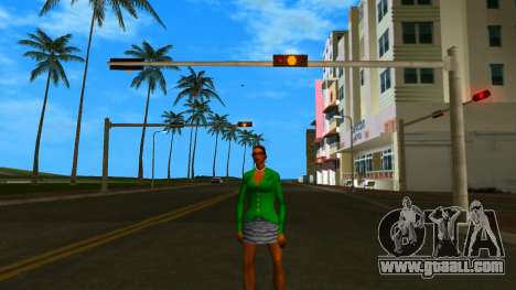 Lady with green dress for GTA Vice City