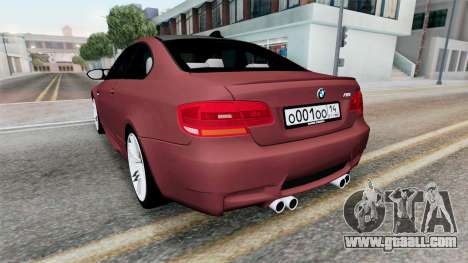 BMW M3 Coupe (E92) for GTA San Andreas