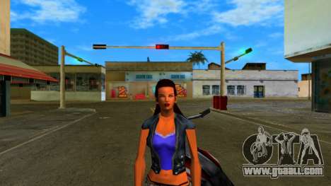 Julia Shand Biker for GTA Vice City