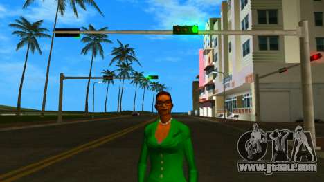 Lady with green dress for GTA Vice City