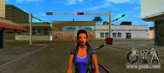 Julia Shand Biker for GTA Vice City