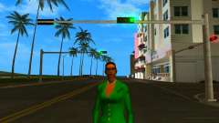 Lady with green dress for GTA Vice City