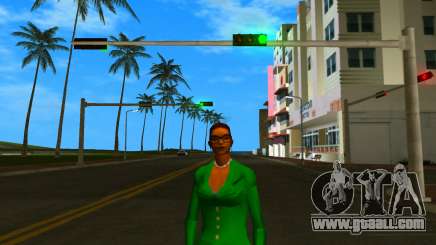 Lady with green dress for GTA Vice City