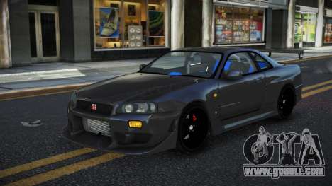 Nissan Skyline GT-R R34 NC for GTA 4