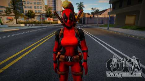 Lady Deadpool 1 for GTA San Andreas