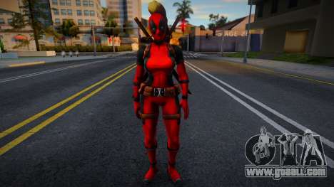 Lady Deadpool 1 for GTA San Andreas