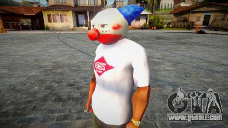 Chuckles Mask For CJ for GTA San Andreas