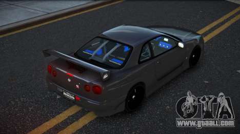 Nissan Skyline GT-R R34 NC for GTA 4