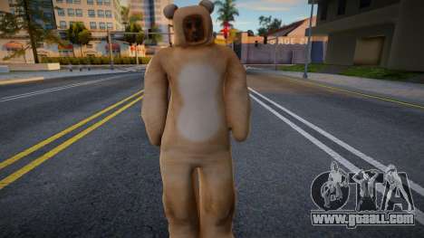 Cesar In A Goofy Ahh Bear Costume for GTA San Andreas