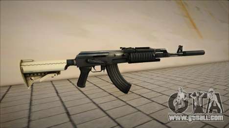 AK-47 Chrome for GTA San Andreas