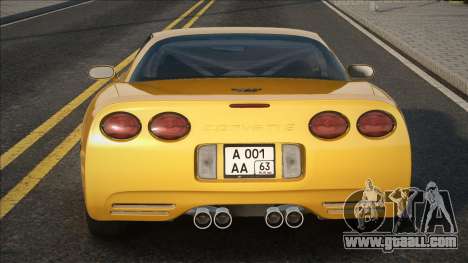 Chevrolet Corvette C5 Yellow for GTA San Andreas