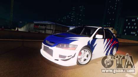 Mitsubishi Lancer Evolution IX FQ-360 2007 for GTA San Andreas