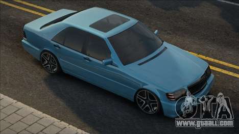 Mercedes Benz W140 Blue for GTA San Andreas