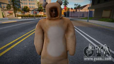 Cesar In A Goofy Ahh Bear Costume for GTA San Andreas