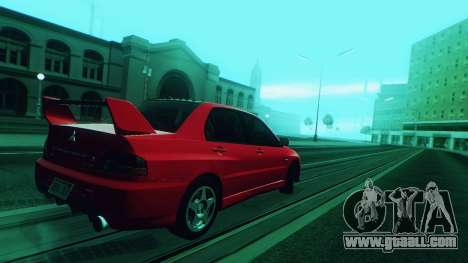 Mitsubishi Lancer Evolution IX FQ-360 2007 for GTA San Andreas