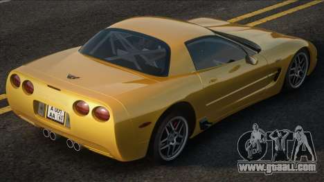 Chevrolet Corvette C5 Yellow for GTA San Andreas