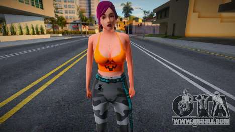 Young girl in the style of CA 8 for GTA San Andreas