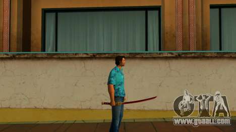 Red Katana for GTA Vice City