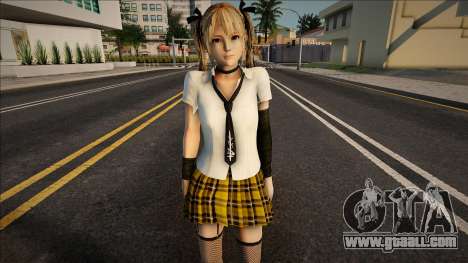 Marie Rose in School Uniform - Yellow for GTA San Andreas