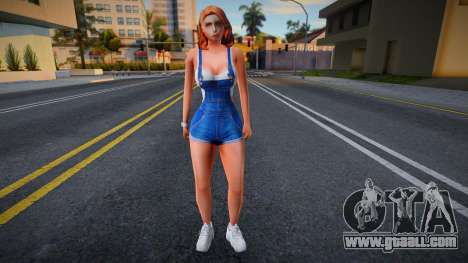 Young girl in the style of CA 12 for GTA San Andreas