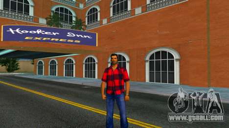 Tommy Vercetti in a flannel shirt for GTA Vice City