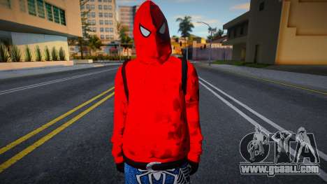 Spiderman Hoodie Boy for GTA San Andreas