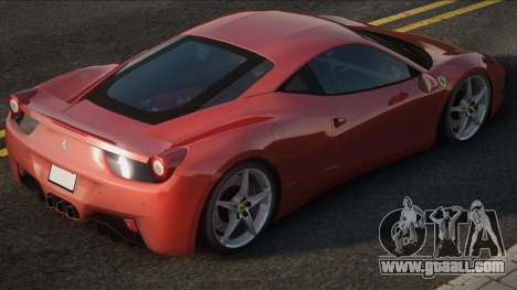 2010 Ferrari 458 Italia Red for GTA San Andreas