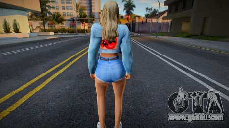 Young girl in the style of CA 22 for GTA San Andreas