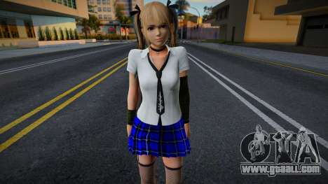 Marie Rose in School Uniform - Blue for GTA San Andreas