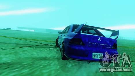 Mitsubishi Lancer Evolution IX FQ-360 2007 for GTA San Andreas