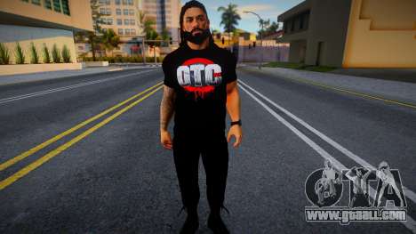 Roman Reigns T-Shirt no gloves (OTC) for GTA San Andreas