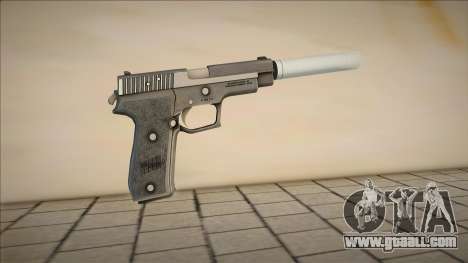 Updated pistol model with silencer for GTA San Andreas