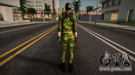 Jill Army for GTA San Andreas