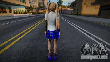 Marie Rose in School Uniform - Blue for GTA San Andreas