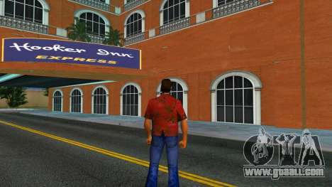 New red T-shirt for Tommy Vercetti for GTA Vice City