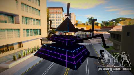 Bill Cipher en su forma física al inicio del Rar for GTA San Andreas