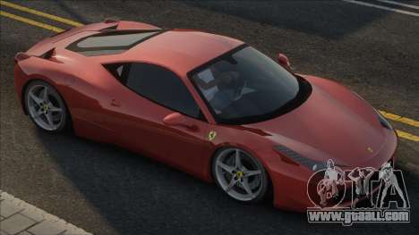 2010 Ferrari 458 Italia Red for GTA San Andreas