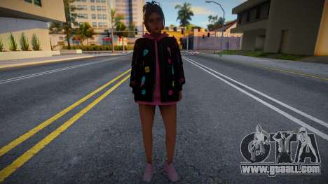 Young girl in the style of SA 1 for GTA San Andreas