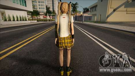 Marie Rose in School Uniform - Yellow for GTA San Andreas