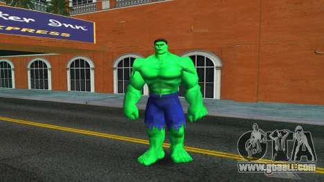 Accurate Size Hulk From Hulk 2003 Game for GTA Vice City