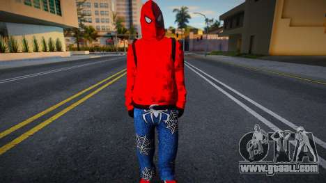 Spiderman Hoodie Boy for GTA San Andreas