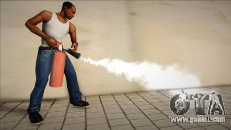 Updated fire extinguisher model for GTA San Andreas